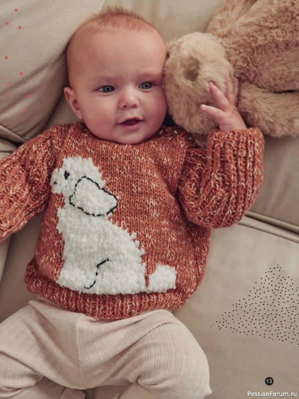 Вязаные модели для детей в журнале «Baby Maschenmode №66 2025»