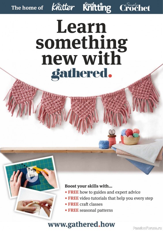 Вязаные проекты крючком в журнале «Simply Crochet №145 2024»