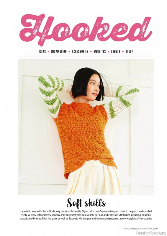 Вязаные проекты крючком в журнале «Simply Crochet №151 2024»