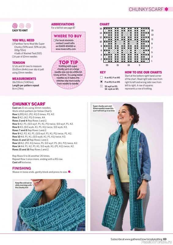 Вязаные проекты спицами в журнале «Simply Knitting №235 2023»