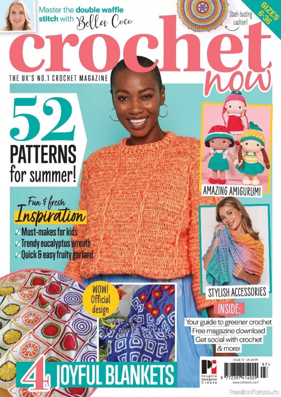 Вязаные проекты крючком в журнале «Crochet Now №97 2023»