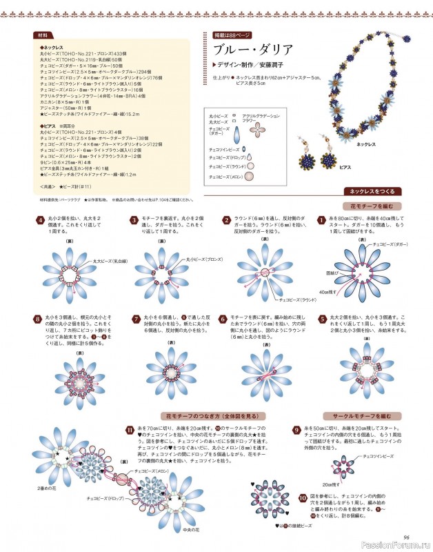 Коллекция проектов для рукодельниц в журнале «Beads Friend - Autumn 2024»