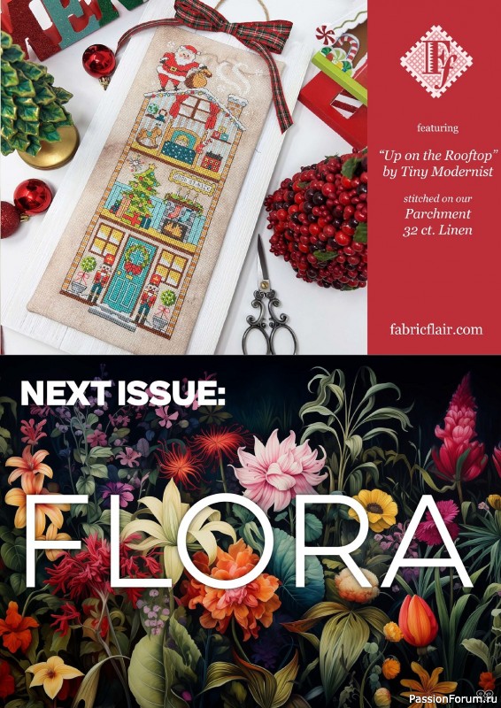 Коллекция вышивки в журнале «XStitch Magazine №24 2023»