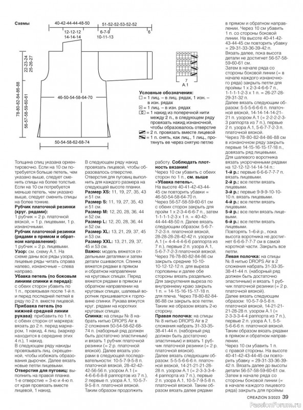 Вязаные модели в журнале «Creazion №3 2023»