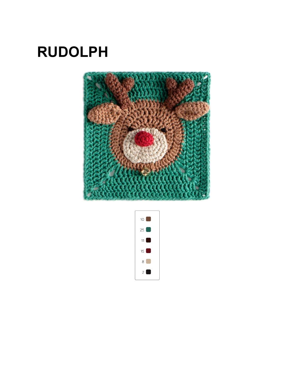 Коллекция "бабушкиных квадратов" в книге «3D Animal Granny Squares»