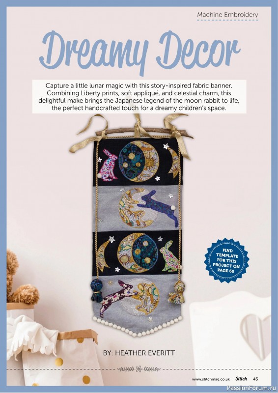 Коллекция проектов для рукодельниц в журнале «Stitch Magazine №156 2025»
