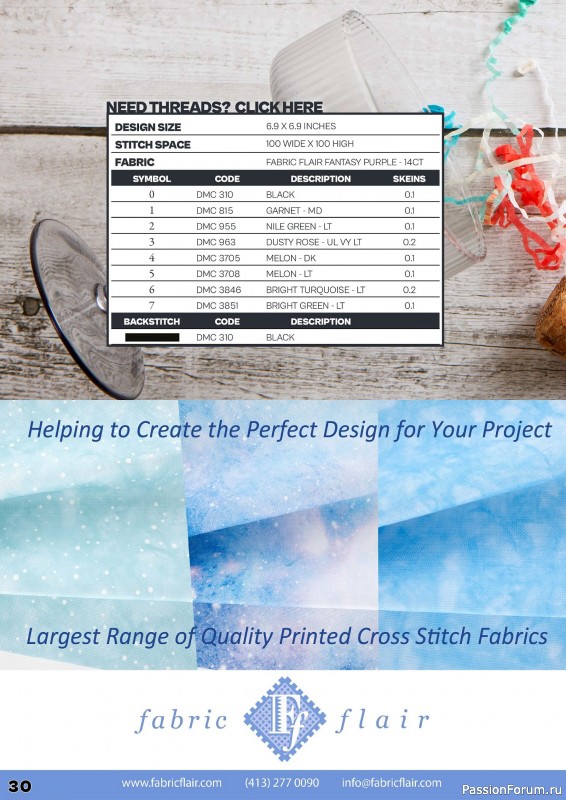 Коллекция вышивки в журнале «XStitch Magazine №30 2024»
