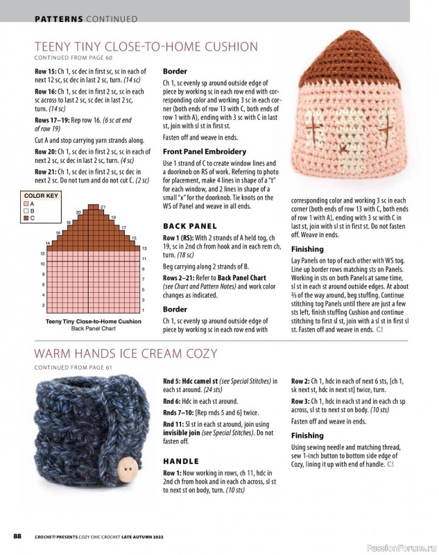Вязаные проекты крючком в журнале «Crochet! - Late Autumn 2022»
