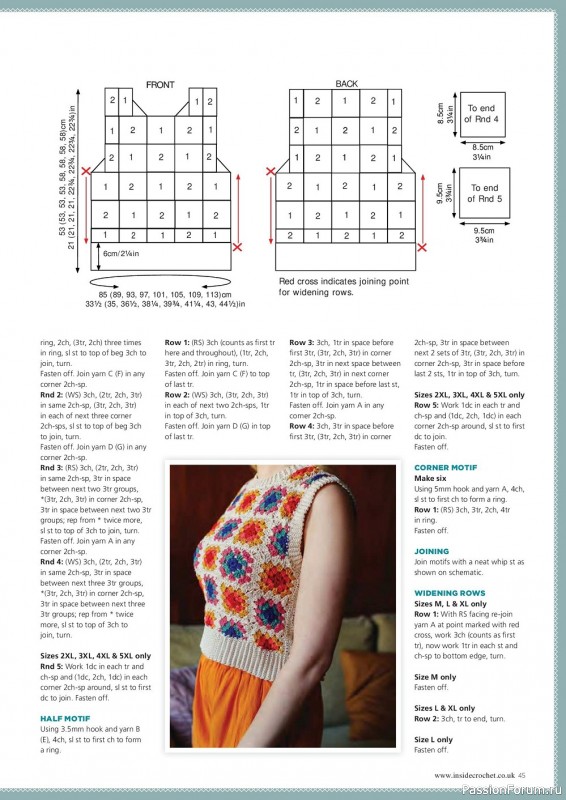 Вязаные проекты крючком в журнале «Inside Crochet №149 2022»