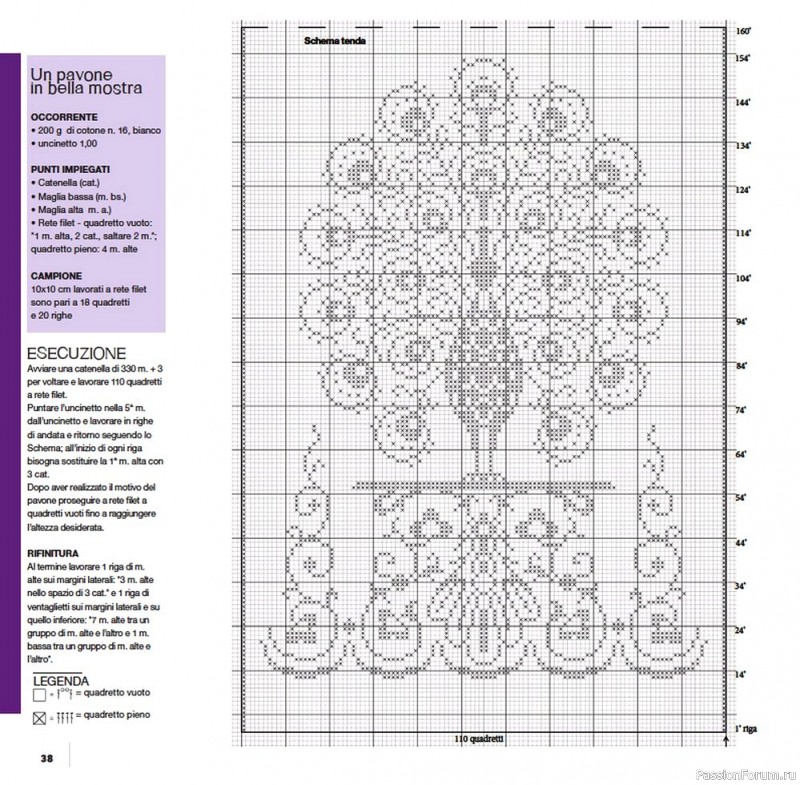 Вязаные проекты крючком в журнале «Uncinetto Manuale Filet №6 2022»