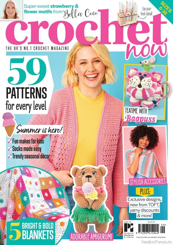 Вязаные проекты крючком в журнале &laquo;Crochet Now №109 2024&raquo;