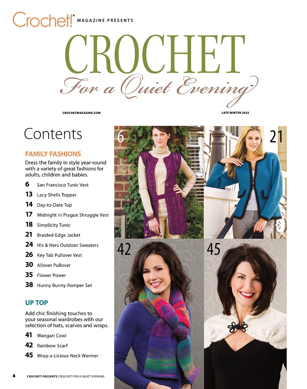 Вязаные проекты крючком в журнале &laquo;Crochet! Specials &ndash; Late Winter 2022&raquo;