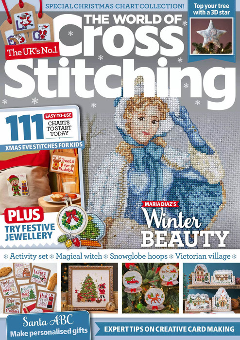 Коллекция вышивки в журнале &laquo;The World of Cross Stitching №339 2023&raquo;