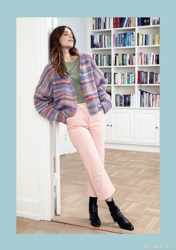 Вязаные модели в журнале «Burda Stricken №1 2020»