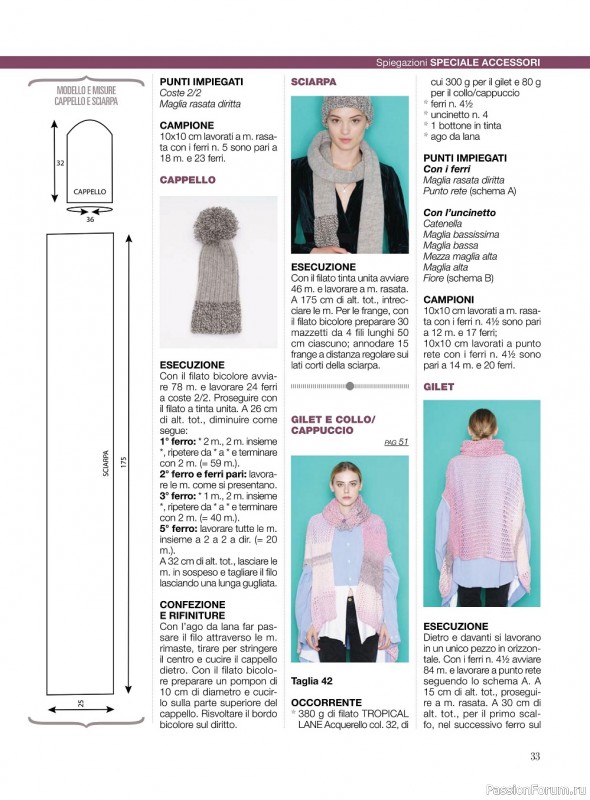 Вязаные модели в журнале «La Nuova Maglia №24 2022»