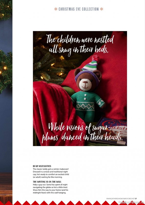 Вязаные проекты крючком в журнале «Your Crochet Christmas - 2022»