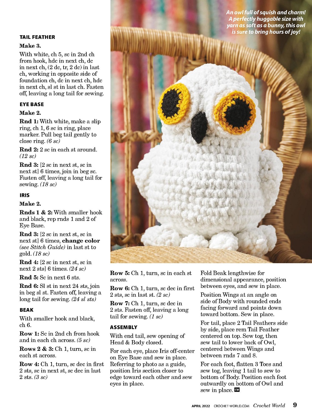 Вязание для всей семьи в журнале «Crochet World – April 2022»