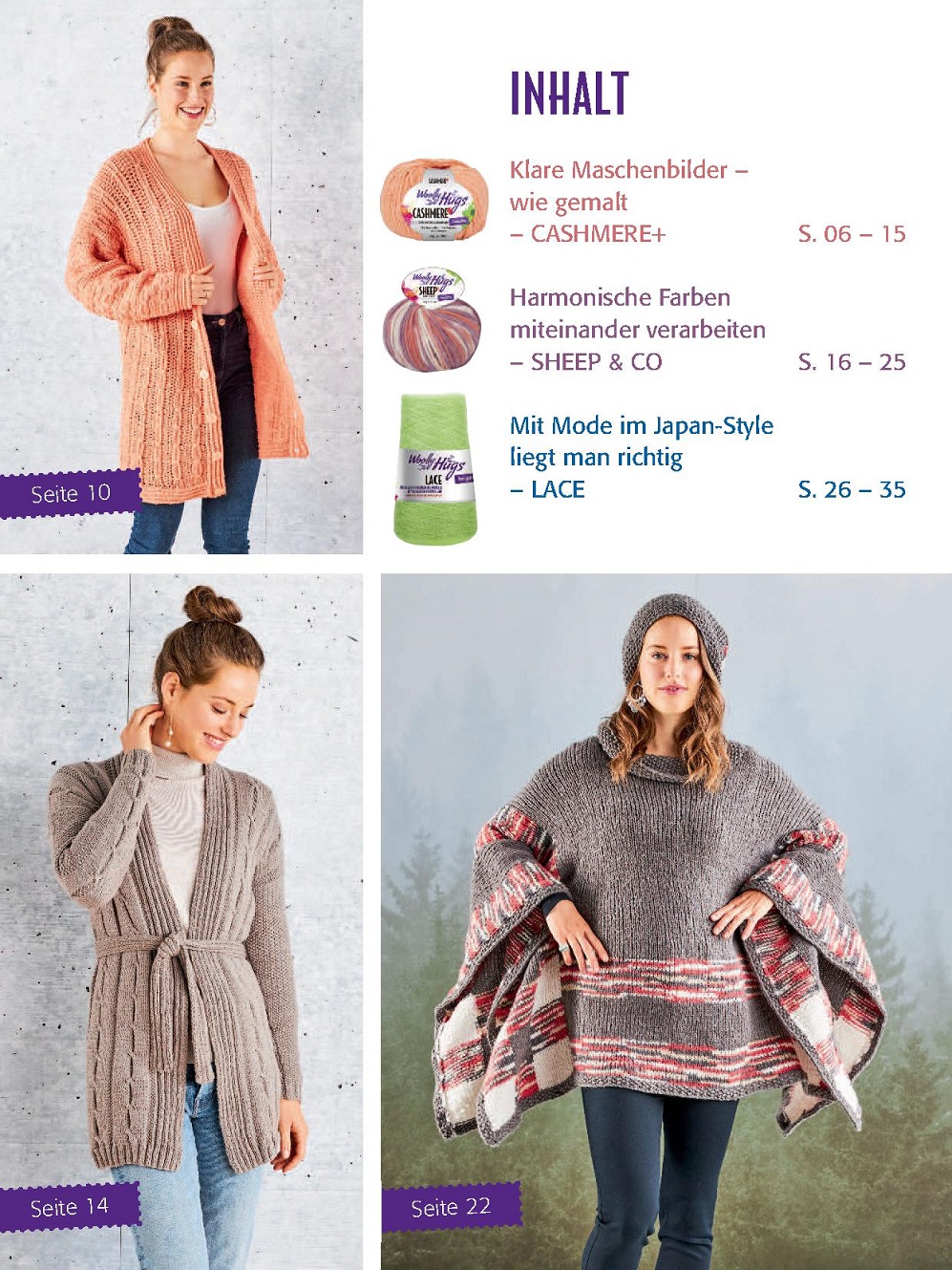 Коллекция проектов для рукодельниц в журнале &quot;Woolly Hugs Maschenwelt&quot; №7 2021