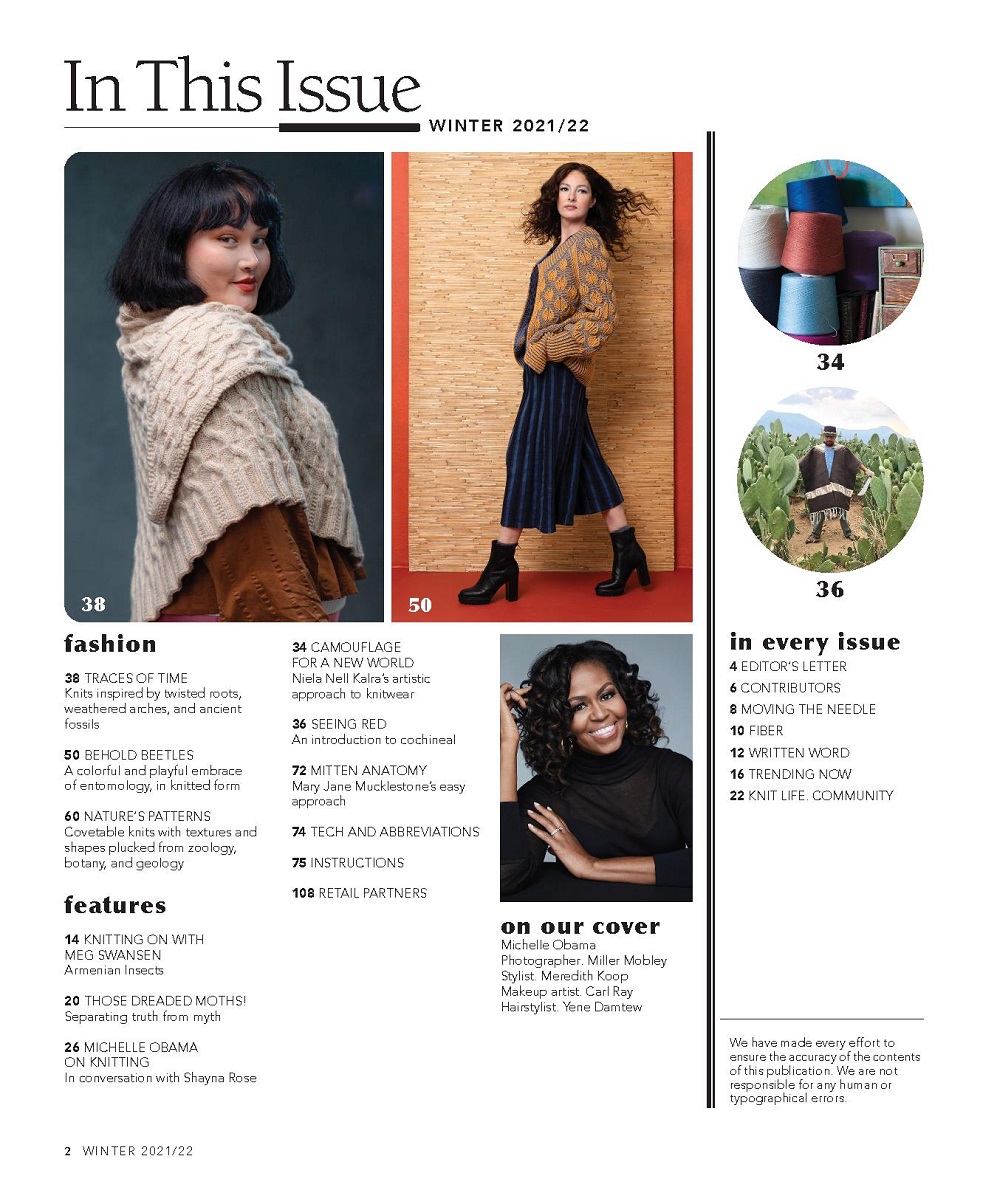 Журнал "Vogue Knitting Winter" 2021/2022. Коллекция трикотажной одежды