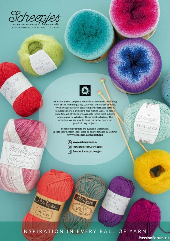 Вязаные модели спицами в журнале «The Knitter №178 2022»