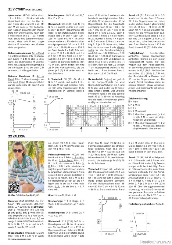 Вязаные модели в журнале «Verena Stricktrends №2 2025»