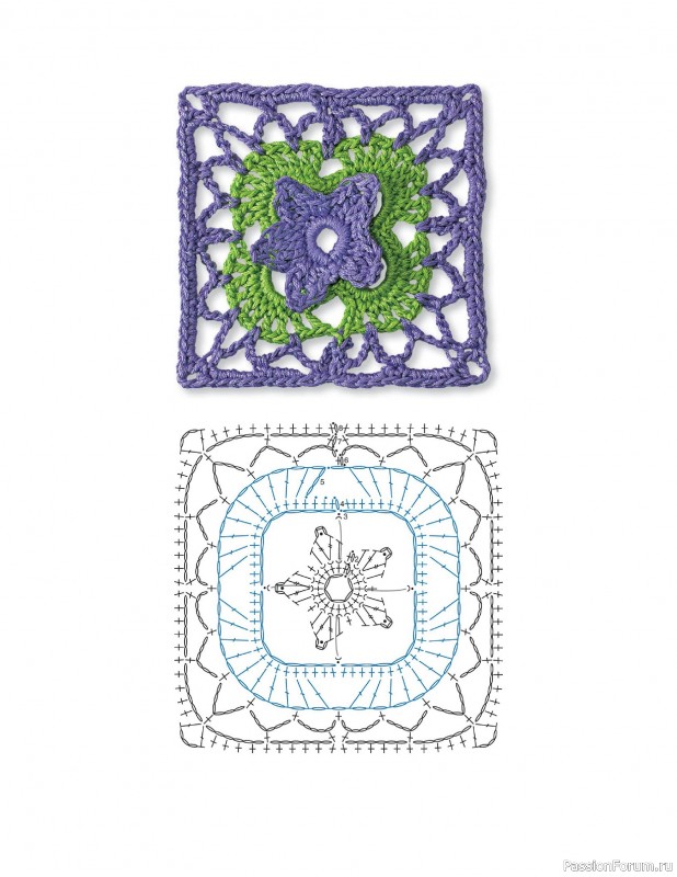 Вязаные проекты в книге «Granny Square Crochet for Beginners»