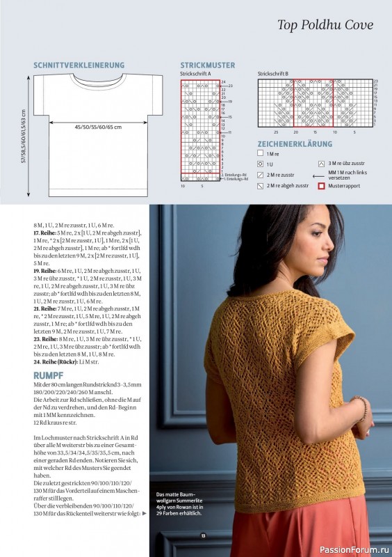 Вязаные проекты спицами в журнале «The Knitter Germany №65 2023»