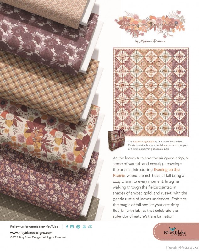 Коллекция проектов для рукодельниц в журнале «Quilter’s World Special - Perfectly Precut 2025»