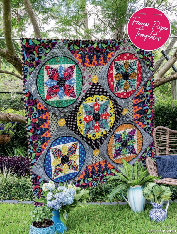 Коллекция проектов для рукодельниц в журнале «Quilters Companion №133 2025»