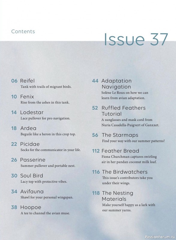 Вязаные модели спицами в журнале «Pom Pom Quarterly №37 2021»