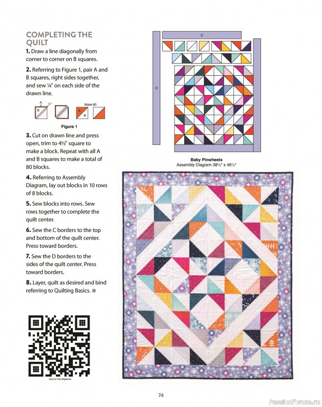 Коллекция проектов для рукодельниц в журнале «Quilter’s World Special - Perfectly Precut 2025»