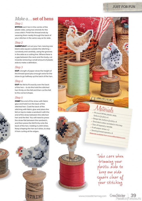 Коллекция вышивки в журнале «CrossStitcher №401 2023»