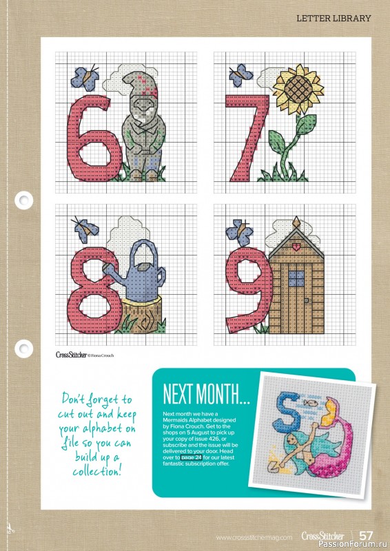 Коллекция вышивки в журнале «CrossStitcher №425 2025»