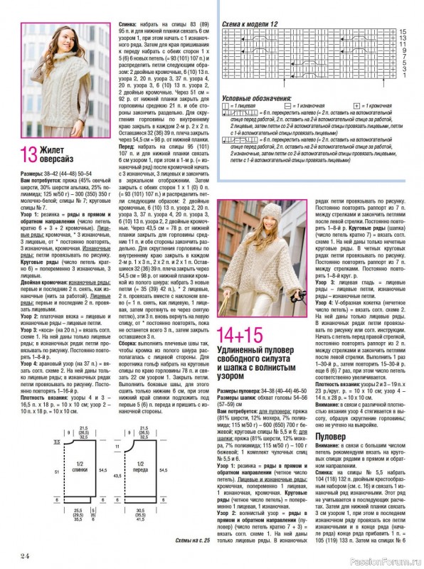 Вязаные модели в журнале «Сабрина №10 2023»
