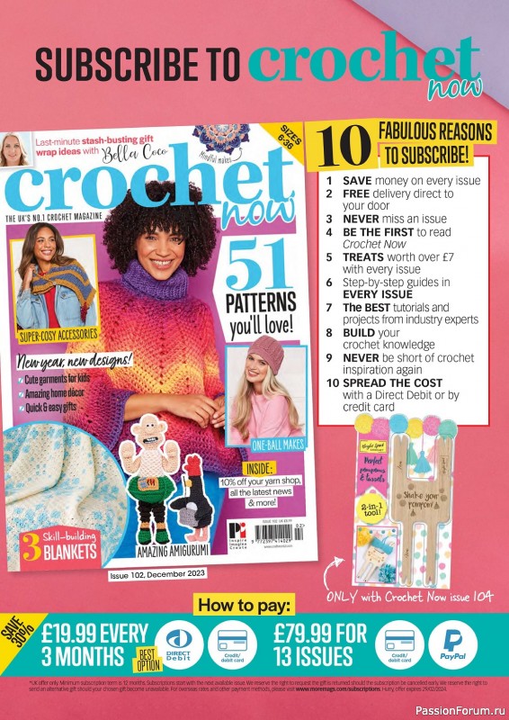 Вязаные проекты крючком в журнале «Crochet Now №103 2024»