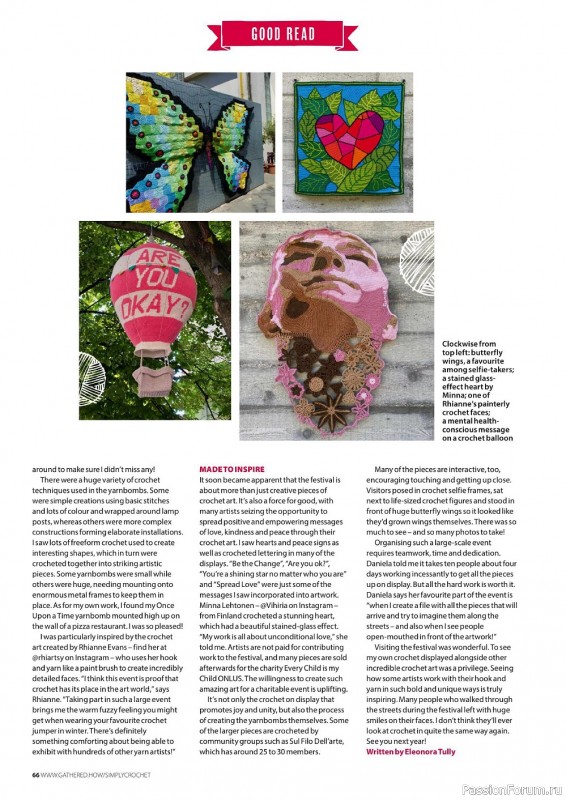 Вязаные проекты крючком в журнале «Simply Crochet №126 2022»