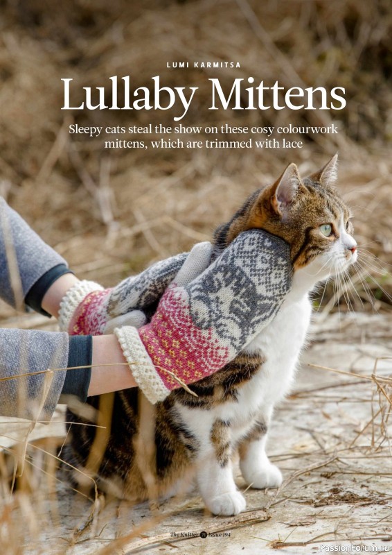 Вязаные проекты спицами в журнале «The Knitter №194 2023»