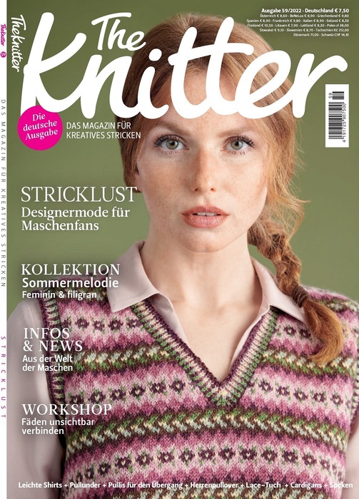 Вязаные модели в журнале &laquo;The Knitter Germany №59 2022&raquo;