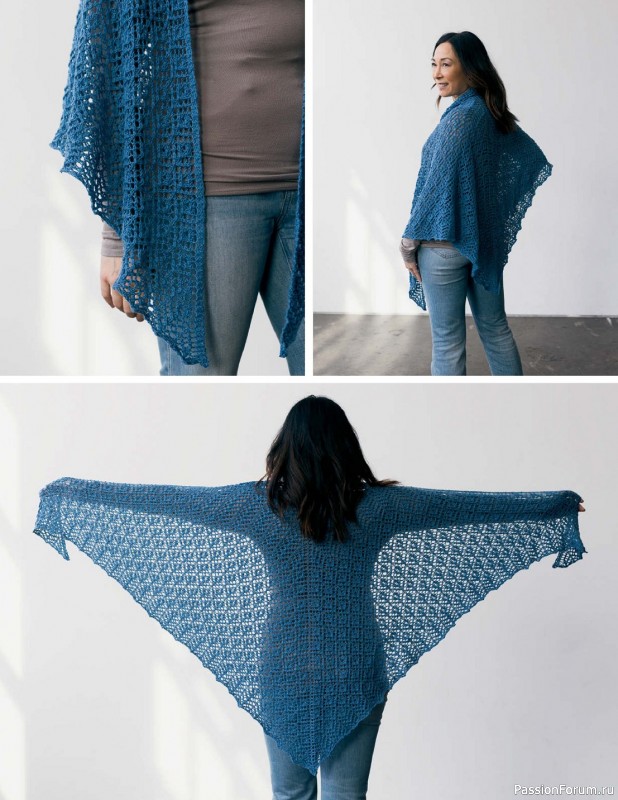 Коллекция кружевных моделей в книге «Knit Lace Patterns»