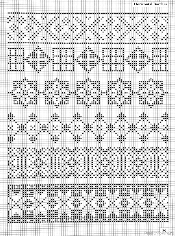 Коллекция узоров в книге «Charts for Colour Knitting»