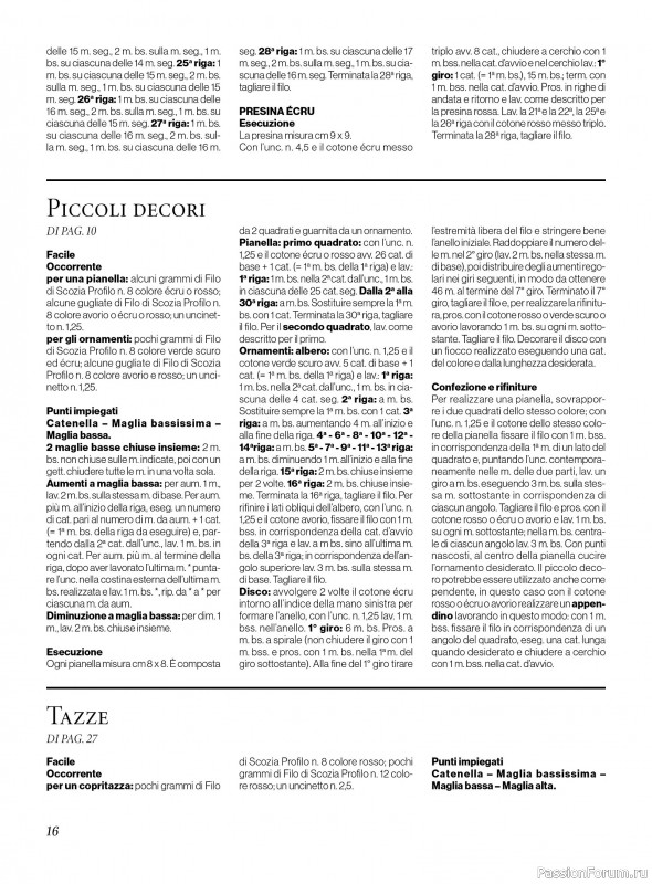 Вязаные проекты крючком в журнале «Profilo Uncinetto №4 2024»