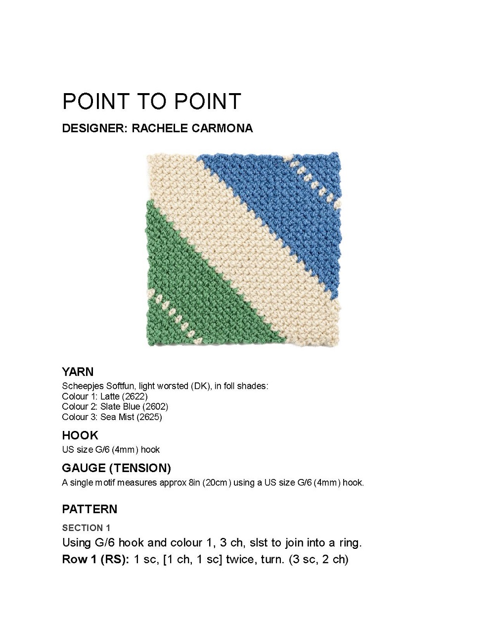 Коллекция проектов крючком в книге &laquo;100 Crochet Tiles&raquo;