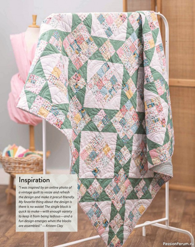 Коллекция проектов для рукодельниц в журнале «Quilter’s World Special - Perfectly Precut 2025»
