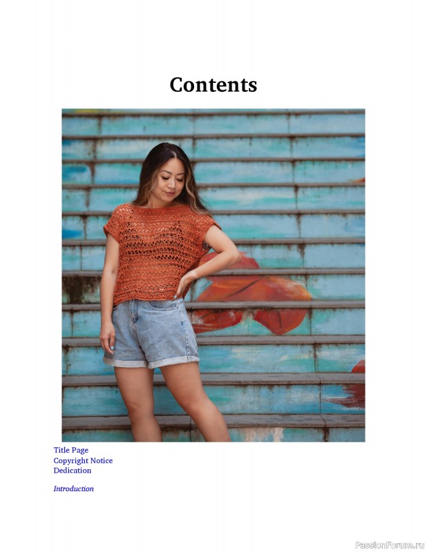 Вязаные проекты в книге «Light & Breezy Knitwear». Продолжение