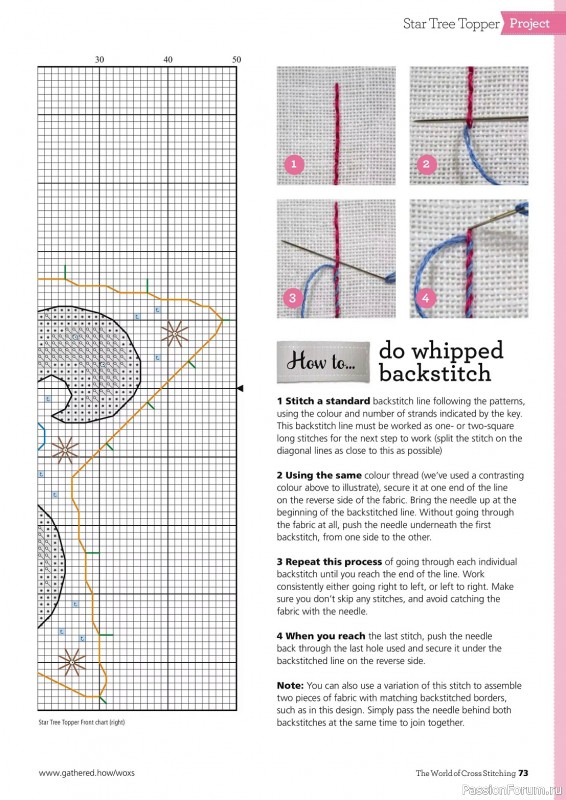 Коллекция вышивки в журнале «The World of Cross Stitching №339 2023»