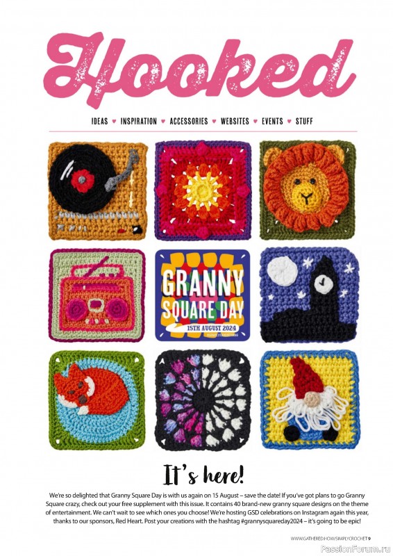 Вязаные проекты крючком в журнале «Simply Crochet №152 2024»