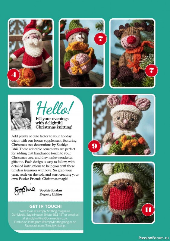 Вязаные проекты крючком в журнале «Simply Knitting №256 2024»