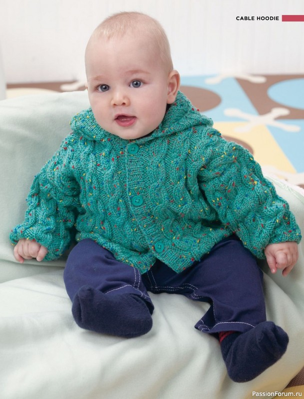 Вязаные модели для детей в журнале «Knitting Baby & Beyond - April 2024»