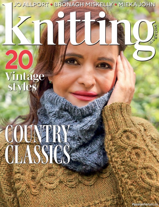 Вязаные модели спицами в журнале «Knitting Magazine №236 2022»