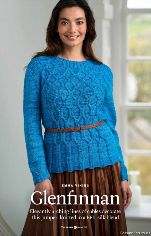 Вязаные проекты спицами в журнале «The Knitter №192 2023»